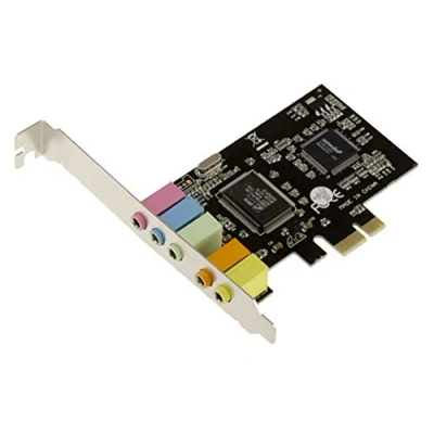 Afbeelding van KALEA INFORMATIQUE Geluidskaart op PCI Express 5.1 kanaals poort met CMedia CMI8738/PCI SX chipset en ASM1083 PCIe x1, High Low Profile
