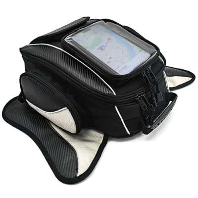 Afbeelding van Dracarys Motorfietstas Waterdichte Oxford Zwarte Motorfiets Tas Universele Sterke Magnetische voor Honda Yamaha Suzuki Kawasaki Harley