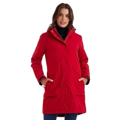 Afbeelding van Killtec Functionele parka voor dames, parka/waterdichte jas met afneembare capuchon dames
