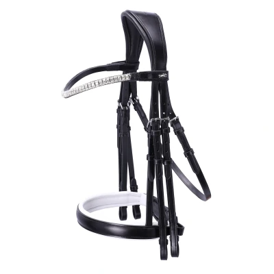 Image de Schockemöhle Ensemble Bride Brindisi Noir/Blanc/Argent