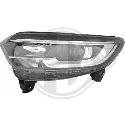 Afbeelding van DIEDERICHS 4446981 Koplampen Links H7/H7, PY21W, LED Halogeen RENAULT: Kadjar (HA_, HL_) 1.5 BLUE dCi 115, 1.3 TCe 160, 110, 1.6 130