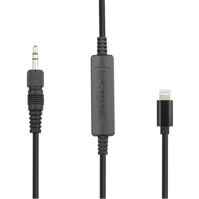 Afbeelding van Saramonic LC C35, 3.5mm mini jack, Mannelijk, Lightning, Zwart voor iphone of ipad