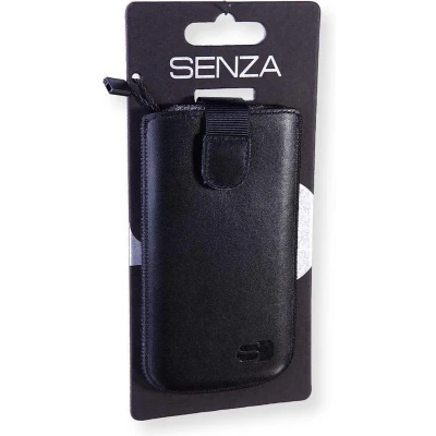Afbeelding van Senza Leather Slide Case Black Size L
