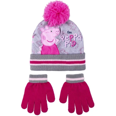 Afbeelding van Peppa Pig Winterset Handschoenen Muts I&#039;m
