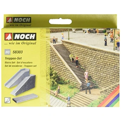 Afbeelding van NOCH 0058303 H0 trappenset Hardschuim model