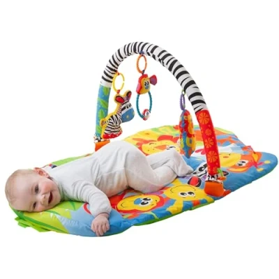 Image de Playgro Tapis et Portique d’Eveil Portable Safari