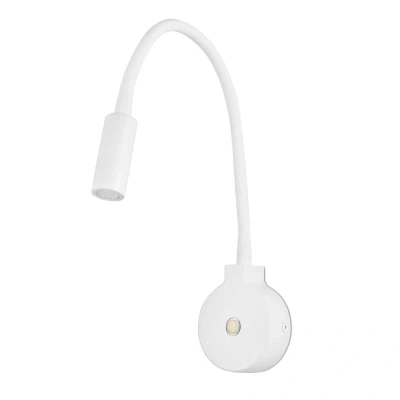 Afbeelding van LED wandlamp Pixie met flexibele arm, wit