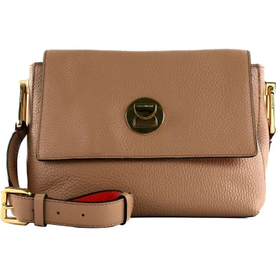 Afbeelding van COCCINELLE Leren Schoudertas Liya Crossbody Bag Skin / Gazpacho Lichtbruin