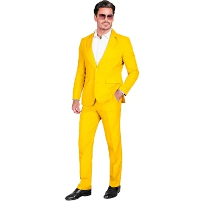 Afbeelding van Widmann Glitter &amp; Glamour Kostuum Mr Red Devil Man Rood Medium Carnavalskleding Verkleedkleding