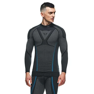 Afbeelding van Dainese Dry LS bovenste basislaag, zwart/blauw, XL/X heren