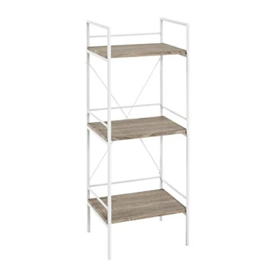 Afbeelding van Plankenkast Pepijn 34x27x96 cm MDF/wit