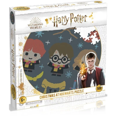 Afbeelding van Harry Potter Een kerst in Zweinstein puzzel 500 stuks