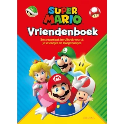 Afbeelding van Super Mario vriendenboek