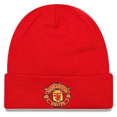 Afbeelding van New Era CUFF Manchester United Muts, Heren, Maat: One Size, Red