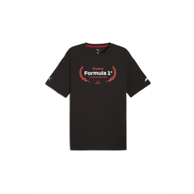 Afbeelding van F1Â® Essentials Graphic T shirt voor Heren, Zwart, Maat L PUMA