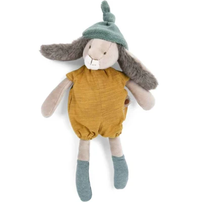 Afbeelding van Moulin roty knuffelkonijn okergeel 31 cm