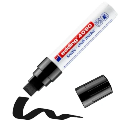 Afbeelding van Edding Krijtmarker E 4090 Zwart