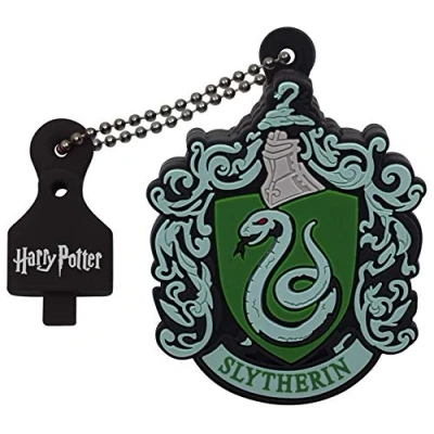Afbeelding van Emtec ECMMD16GHPC02 USB stick, 2.0, licentieserie, Harry Potter collectie, 16 GB, Slytherin, zacht rubber materiaal