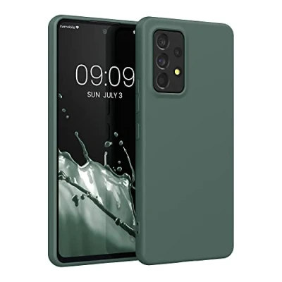Afbeelding van kwmobile telefoonhoesje geschikt voor Samsung Galaxy A53 5G Hoesje smartphone Back cover in blauwgroen