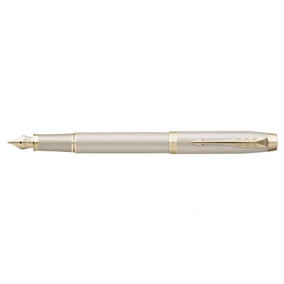 Afbeelding van Parker Im Monochrome Vulpen Champagne, Fijn, Giftbox
