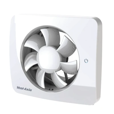 Afbeelding van Vent Axia Svensa badkamerventilator Ø 100 mm / 125mm app gestuurd geur, vocht &amp; lichtsensor