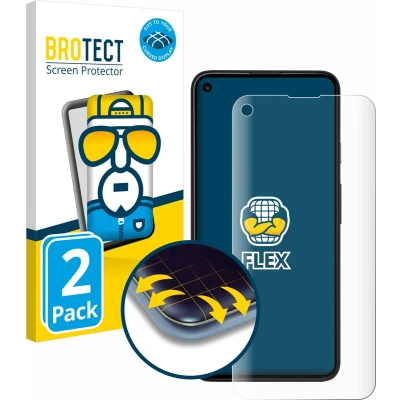 Afbeelding van BROTECT Screenprotector voor Google Pixel 4a 5G Folie Beschermfolie transparant volledig dekking (2 Stuks)