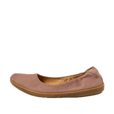 Afbeelding van El Naturalista Ballerina&#039;s, Dames, Maat: 39, Malva Leer