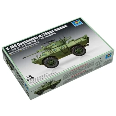 Afbeelding van 1:72 Trumpeter 07441 V 150 Commando w/20mm cannon Plastic Modelbouwpakket