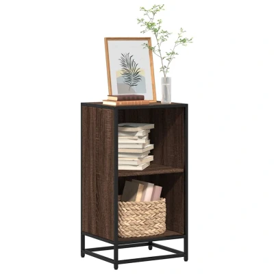 Afbeelding van vidaXL Boekenkast 40x35x76 cm bewerkt hout bruin eikenkleur