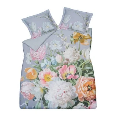 Afbeelding van Vandyck Fleur Festive Dekbedovertrekset Lavender Blue 2 persoons (200x200/220 + Slopen)