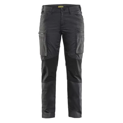 Image de Pantalon maintenance +stretch femme bleu foncé/noir Blåkläder