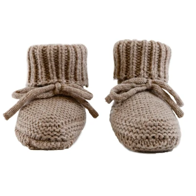 Afbeelding van Lodger Babysloffen Slipper Merino Wool Buffalo 0 6mnd