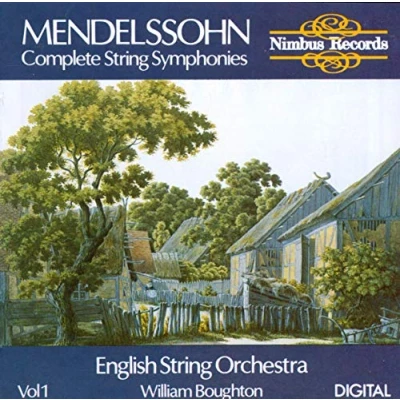 Afbeelding van English String Orchestra, William Boughton Mendelssohn: Complete Symphonies Vol. 1 (CD)