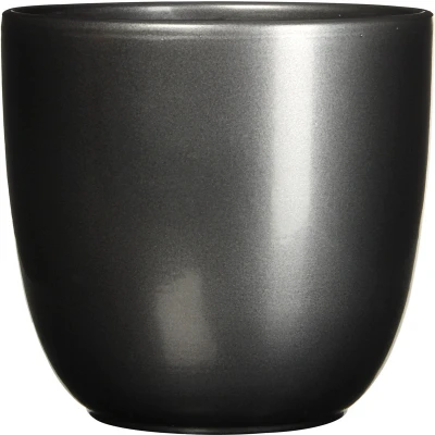 Afbeelding van Bloempot Pot rond es/24 tusca 25 x 28 cm antraciet Mica Decorations