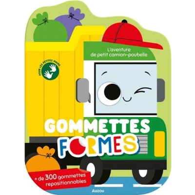 Image de Gommettes formes l&#039;aventure de petit camion poubelle