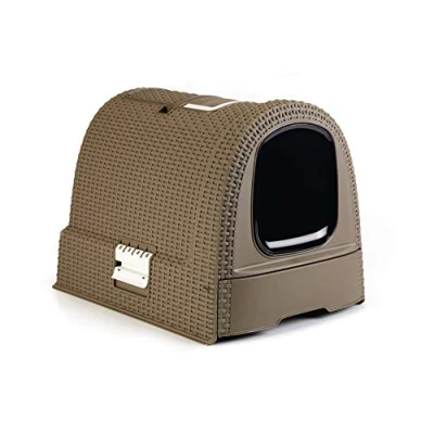 Afbeelding van Curver Kattentoilet Met Lade Kattenbak Mokka