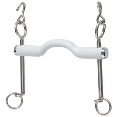 Afbeelding van Beris Dressuurstang Lang met Tongboog Hard 14cm