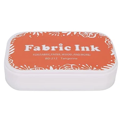 Afbeelding van HEEPDD Stempelkussen, gekleurd stempelkussen voor scrapbooking, Paper Wood Fabric (oranje)