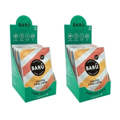 Afbeelding van BARÚ Vanilla Chai Latte Bundel met Sachets 2 x 12 stuks 24 porties