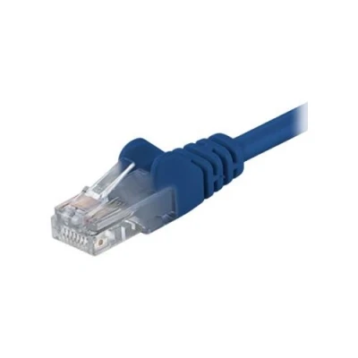 Image de wentronic goobay Câble réseau RJ 45 (M) pour 1.5 m UTP CAT 5e moulé, sans crochet bleu