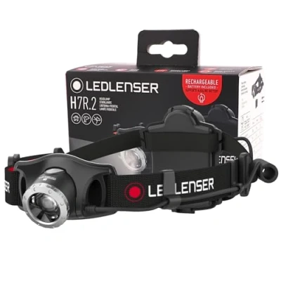 Image de ledlenser lampe frontale led h7r.2 noir en blister