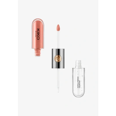 Afbeelding van KIKO Milano Unlimited Double Touch 129, vloeibare lippenstift in 2 stappen, lichtgevende afwerking. Houdt tot 12 uur. Gekleurde basis zonder overdracht