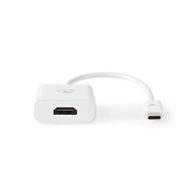 Image de Nedis Câble vidéo/audio USB C mâle droit pour HDMI 2 m aluminium rond support 4K