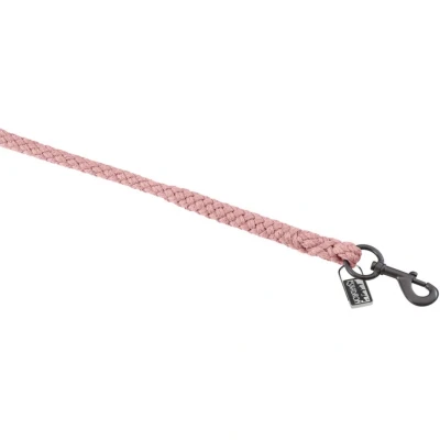 Afbeelding van Eskadron Halstertouw Musketon Platinum Soft Rouge ONE