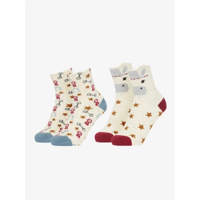 Image de LeMieux FW&#039;24 Mini Character Socks 2 pack Show Pony