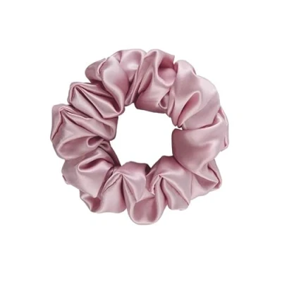 Image de townssilk Bandeau en soie 100 % pure de mûrier, 22 mommes, doux pour les cheveux, luxueux, rebondissant, 1 pièce rose poudré