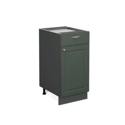 Afbeelding van Vicco Keukenonderkast Fame Line, Groen Goud Landhuis/Grijs, 40 cm zonder werkblad