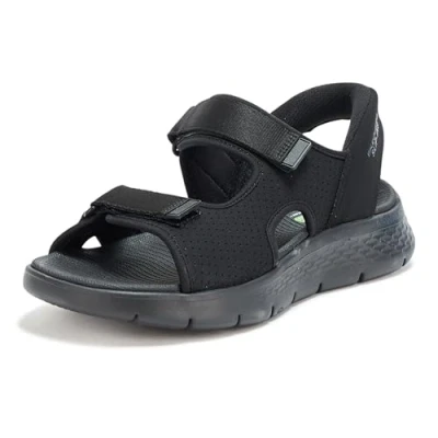 Afbeelding van Skechers Slip ins GO WALK Flex SD Easy Entry Sandalen Outdoor Heren 229210 BKLM