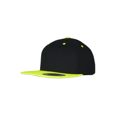 Afbeelding van FLEXFIT Classic snapbackpet in twee kleuren FL6089MT BLACK / Neon Yellow One size