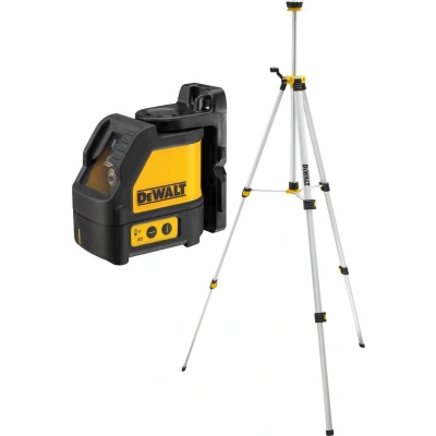 Afbeelding van DeWalt DW088KTRI zelfnivellerende kruis lijnlaser in koffer (DW088K) &amp; statief tas (DE0881T) Rood 5m